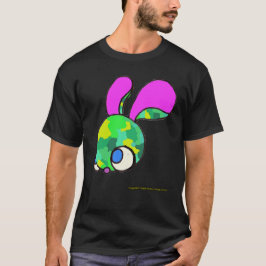 Camiseta Camo Bunny em preto