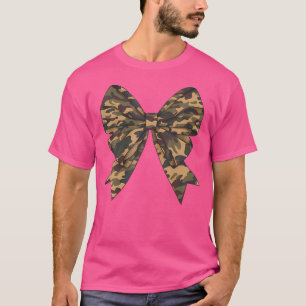 Camiseta Camo Coquette Arco Duck Caça Meninas Caça Mulheres