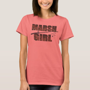 Camiseta camo da menina do pântano