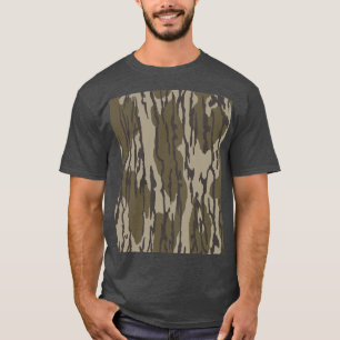 Camiseta Camo de Bottomland para homens caçando roupa