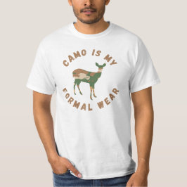 Camiseta Camo É A Minha Veste Formal - Caça A Veados