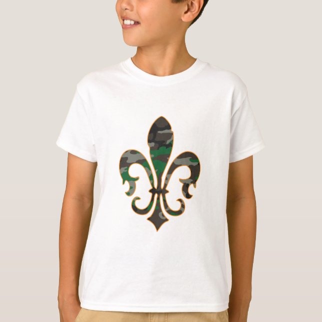 Camiseta Camo Fleur De lis (Frente)