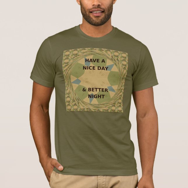 Camiseta Camo Men's Bella Canvas Organic T-Shirt (Frente)