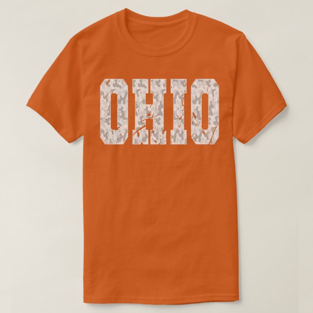Camiseta Camo Ohio, em apuros (Frente do Design)