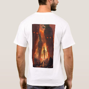 Camiseta Camo-T-Shirt Apocalyptic Dark Landscape