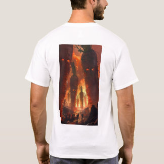Camiseta Camo-T-Shirt Apocalyptic Dark Landscape