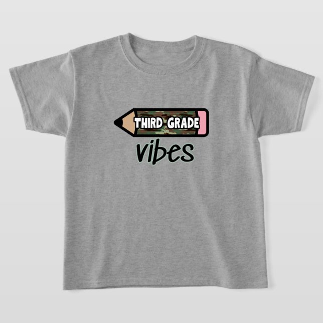 Camiseta Camo Third Grade Vibes (Postura )
