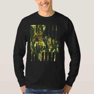 Camiseta Camo U Flag Fish Vintage Pesca Fisher Patriótica
