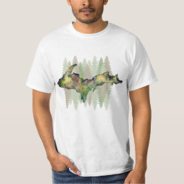 Camiseta Camo Verde da U.P. T-Shirt