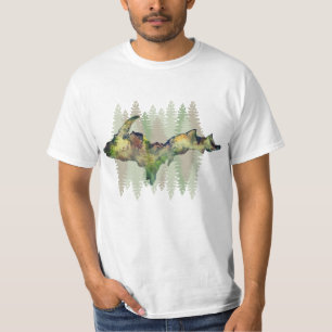 Camiseta Camo Verde da U.P. T-Shirt