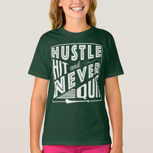 Camiseta Camogie Hustle Hit & Nunca Sair, Jogos Gálicos GAA