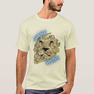 Camiseta Camouflage lion t shirt