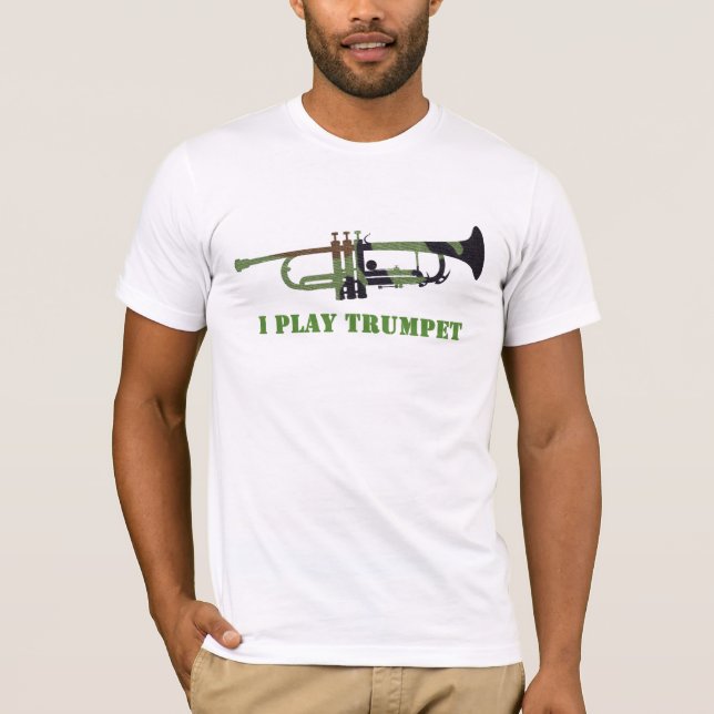 Camiseta Camouflage Trumpet (Frente)