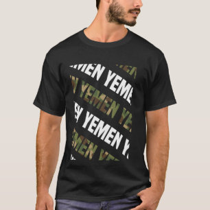 Camiseta Camouflage Verde Padrão do Iêmen