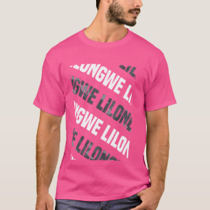 Camiseta Camouflagem de Cinzas de padrão Lilongwe Camo