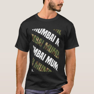 Camiseta Camouflagem Verde de Padrão Mumbai Camo