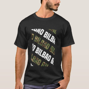 Camiseta Camouflagem Verde Padrão Bilbao Camo