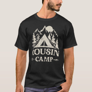 Camiseta Camp Amigos de Cousin Camp Camp Camp Viagem de Ver