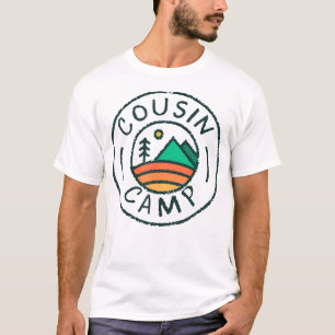 Camiseta Camp Amigos de Cousin Camp Camp Camp Viagem de Ver