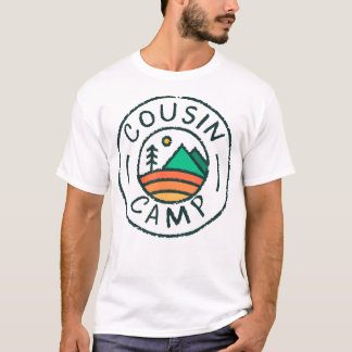 Camiseta Camp Amigos de Cousin Camp Camp Camp Viagem de Ver