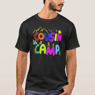 Camiseta Camp Amigos de Cousin Camp Camp Camp Viagem de Ver