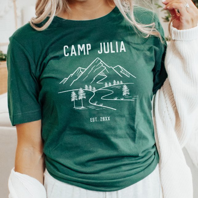 Camiseta Camp Bachelorette Última Trilha Antes Do Véu (Criador carregado)