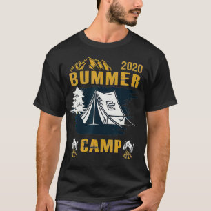 Camiseta Camp Bummer 2020 Quarentena 2020 Camping Retro Bum