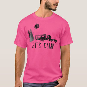 Camiseta Camp Camp Camp Camping Camper Camper 5 Roda Rv Vac
