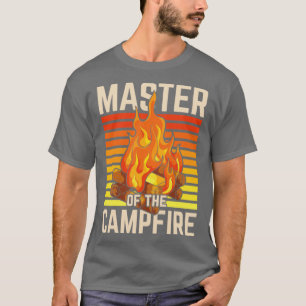 Camiseta Camp Campfire Mestre Funny Outdoor Camper Nature C