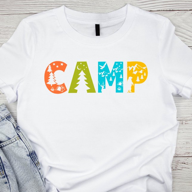 Camiseta CAMP Colorida (Criador carregado)