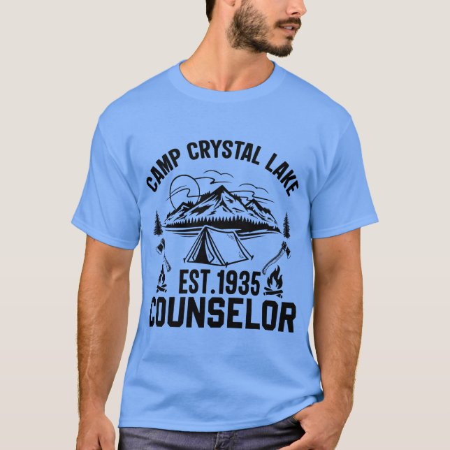 Camiseta Camp Crystal Lake Est1935 (Frente)