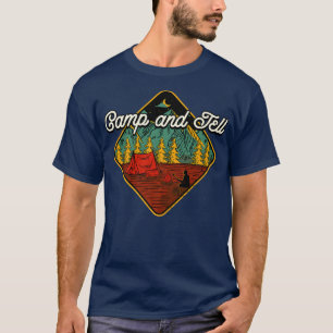 Camiseta Camp e conte aos amigos do acampamento Casais