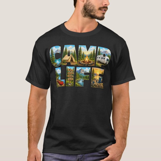 Camiseta Camp Life (Frente)