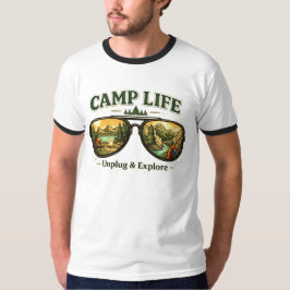 Camiseta Camp Life Feels Right Men’s Ringer T-Shirt USA