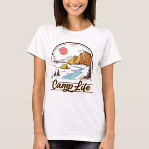 Camiseta Camp Life Mountain Camp