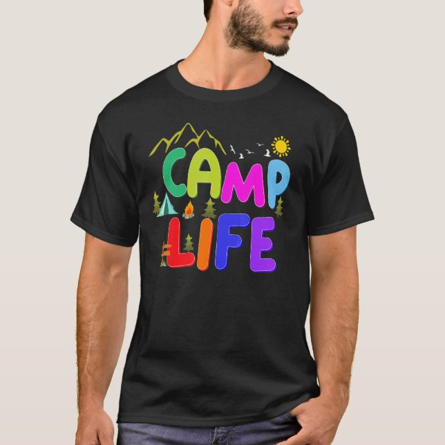 Camiseta Camp Life Summer Camper Camper 1 (Frente)