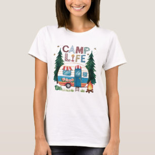 Camiseta Camp Life Watercolor Camp