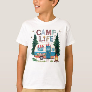 Camiseta Camp Life Watercolor Camp