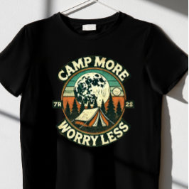 Camiseta CAMP MAIS PREOCUPADO MENOS T-Shirt