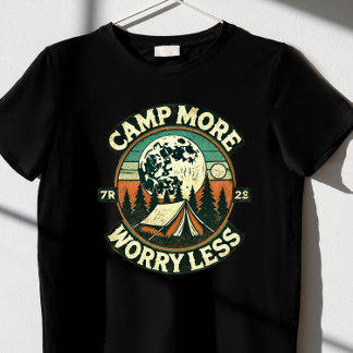Camiseta CAMP MAIS PREOCUPADO MENOS T-Shirt