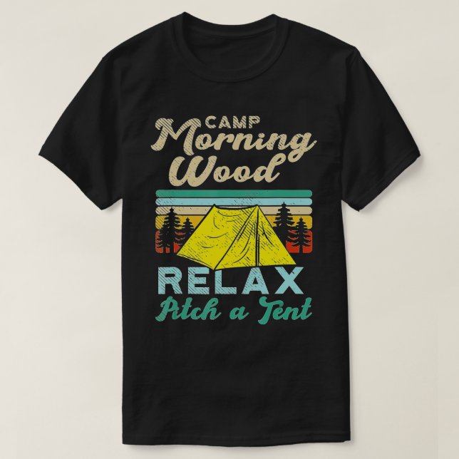 Camiseta Camp Morning Wood Design Camper, Morning Wood (1)  (Frente do Design)