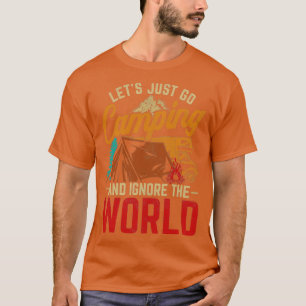 Camiseta Camp Nature Campsite Wildlife Camper Outdoor Campi