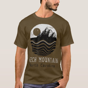 Camiseta Camp Norte Caroli Montanhas Vintage da Montanha Be
