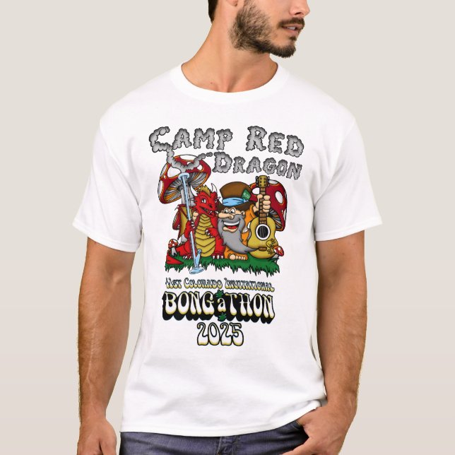 Camiseta Camp Red Dragon 2025 B.A.T. Camp Basic T-Shirt (Frente)
