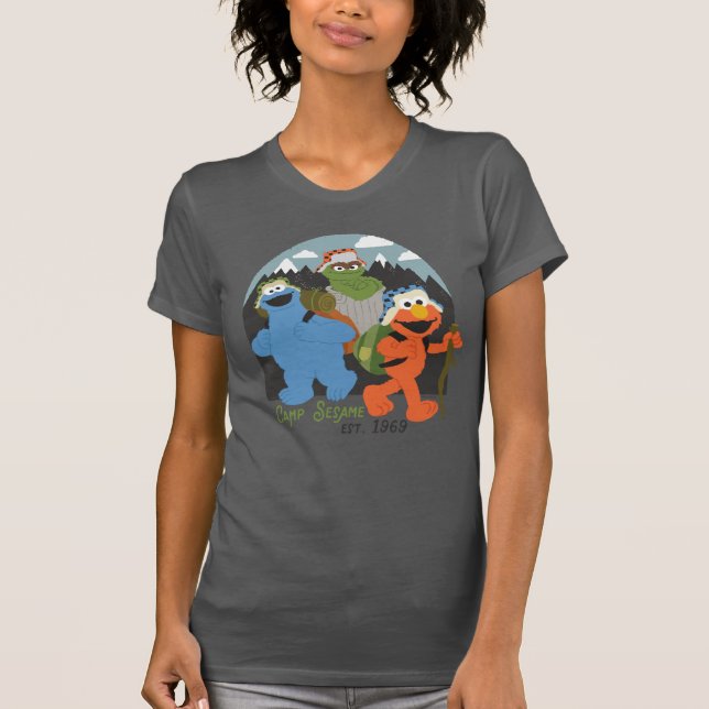 Camiseta Camp Sesame Street EST. 1969 (Frente)