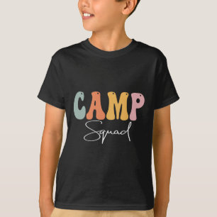 Camiseta Camp Squad Retro Groovage Feliz Primeiro Dia De