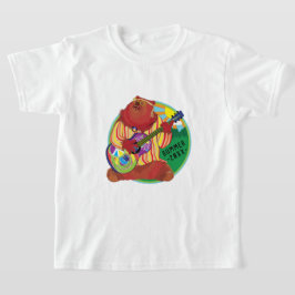 Camiseta Camp T-Shirt Cantando Urso Personalizado