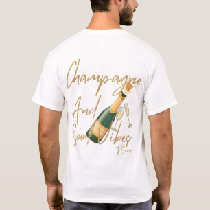 CAMISETA CAMPAGNA E BONS VÍBULOS, T-SHIRT BRANCOS