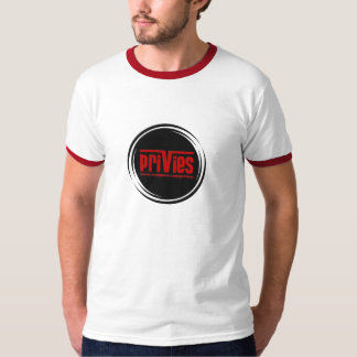 Camiseta Campainha cinzenta e vermelha de Privies -