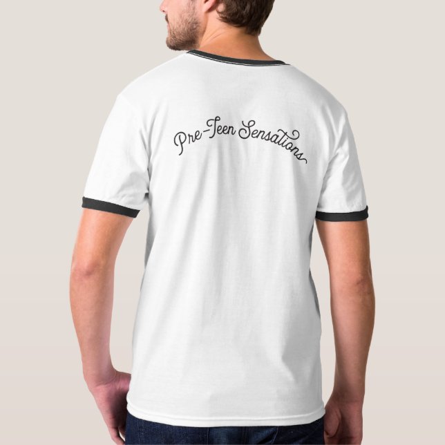 Camiseta Campainha Pre-Adolescente T unisex das sensações (Verso)